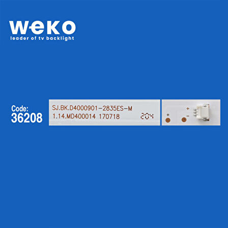 5707 36208X4 SJ.BK.D4000901-2835ES-M 1.14.MD400014 170718 4 ADET LED BAR