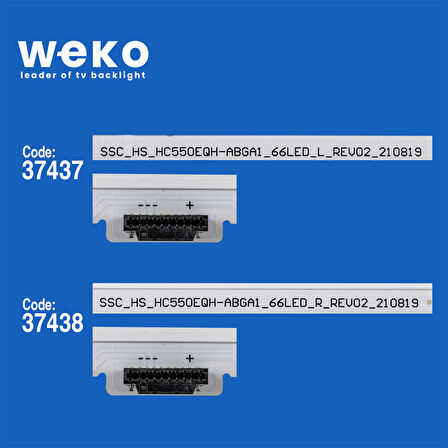 6781 37437X1 37438X1 SSC_Y22_55QNED8S_LGD_66LED_L/R 2 ADET LED BAR