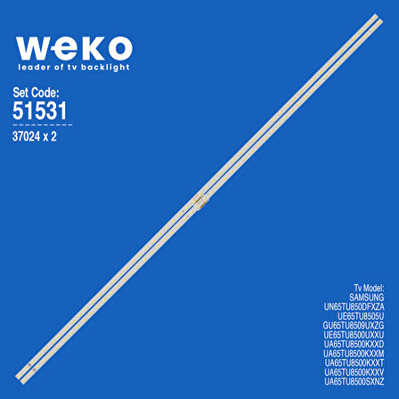 6531 37024X2 V0T8-650SM0-R0 BN96-50380A 2 ADET LED BAR