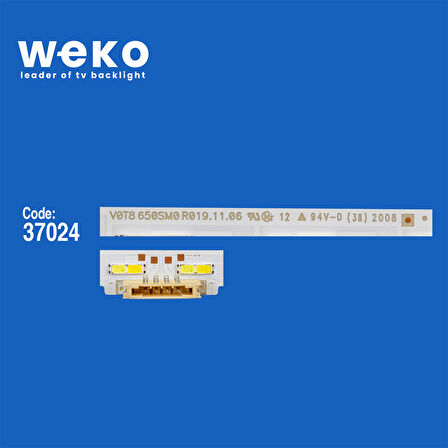 6531 37024X2 V0T8-650SM0-R0 BN96-50380A 2 ADET LED BAR
