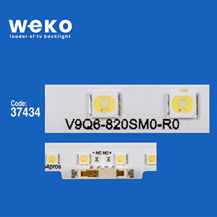 6779 37434X4 V9Q6-820SM0-R0 BN96-48256A 4 ADET LED BAR