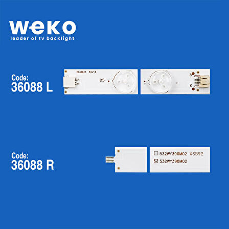 6071 36088X4 0Y39D08-ZC21FG-02 303WY390039 4 ADET LED BAR