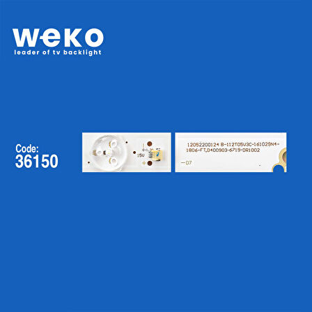 5864 36150X4 SJ.HZ.D3950502-2835CS-F 4 ADET LED BAR