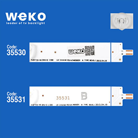 5181 35530X5 35531X5 LG INNOTEK 40INCH NDSOEM 10 ADET LED BAR