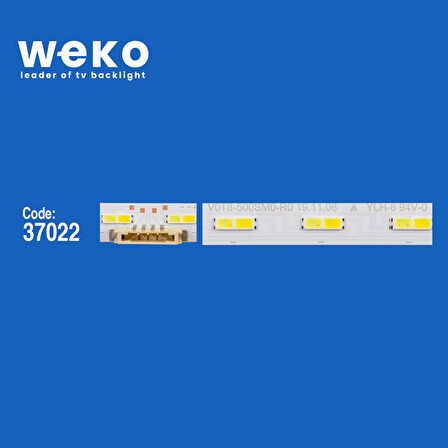 6530 37022X2 V0T8-500SM0-R0 BN96-50378A 2 ADET LED BAR