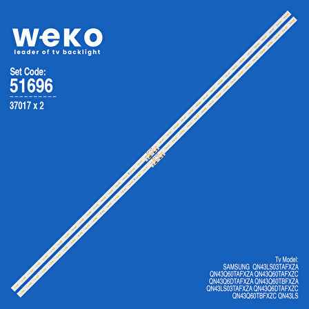 6696 37017X2 V0T6-430SM0-R0 2 ADET LED BAR TWO COLOR