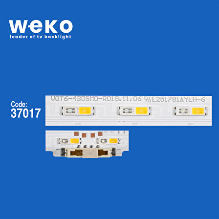 6696 37017X2 V0T6-430SM0-R0 2 ADET LED BAR TWO COLOR