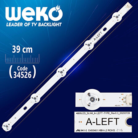 480DLED_SLIM_A-LEFT-TYPE_REV01 5 LEDLİ 39 CM