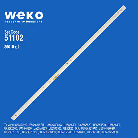 6102 36610X1 AOT SEC_55_FHD_1X72_7032C REV.V1 V6EY_550SM0_LED72_R4 1 ADET LED BAR