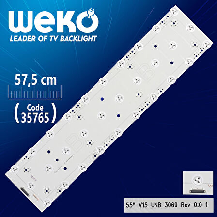 55 V15 UNB 3069 REV 0.0 1 B - 57.5 CM 30 LEDLİ -