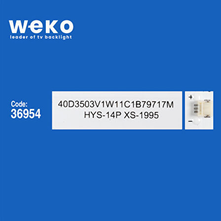 6249 36954X6 CL-40-D611-V6 11800622-C0 6 ADET LED BAR