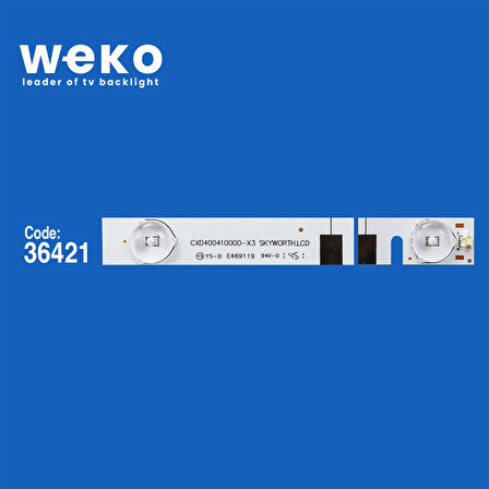 6068 36421X4 CXD400410000-X3 SKYWORT.LCD 4 ADET LED BAR