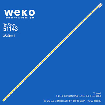6143 35390X1 32 V12 EDGE TM120 REV1.0 1 V1B 1 ADET LED BAR