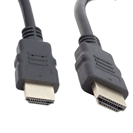 PLASTİK DÜZ SİYAH 30 CM POŞETLİ HDMI KABLO