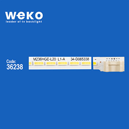 5941 36238X1 M236HGE L20 C3/C4 4020 M236HGE-L20 Rev.C4 34-D083369 J1 1 ADET LED BAR
