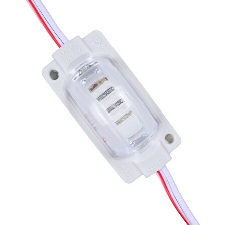 12 VOLT 0.6 WATT 2835 RGB 85X73 MM IP65 240-260 LÜMEN 180 DERECE MODÜL LED