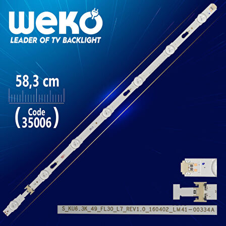 S_KU6.3K_49_FL30_L7_REV1.0_160402_LM41-00334A - 58.3 CM 7 LEDLİ ALÜMİNYUM