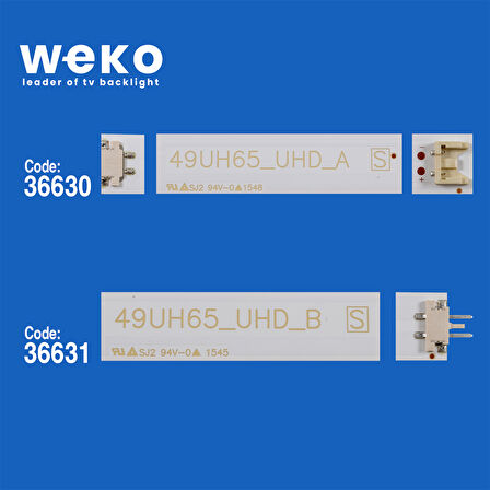 5499 36630X4 36631X4 SSC_49İNCH_UHD 8 ADET LED BAR