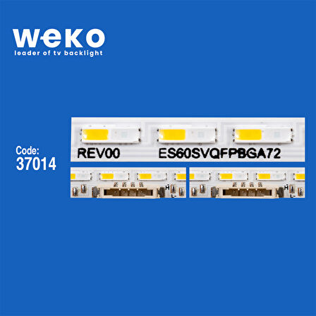 6700 37014X2 BN96-52590A REV00 ES60SVQFPBGA72 2 ADET LED BAR ÇİFT SOKET