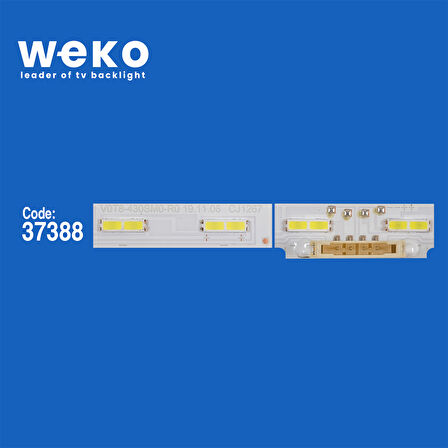 6729 37388X2 V0T8-430SM0-R0 BN96-50377A 2 ADET LED BAR