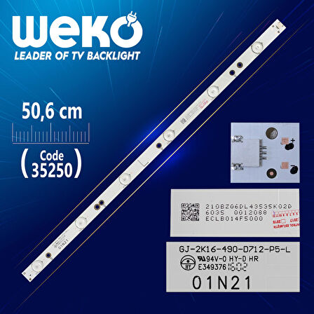 GJ-2K16-490-D712-P5-L - 01N21 - 50.6 CM 6 LEDLİ -