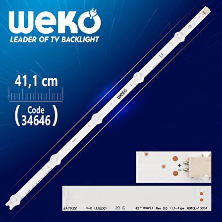 42 ROW2.1 REV1.0 2 L1-TYPE 41.2 CM 5 LEDLİ -