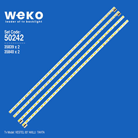 5242 35839X2 35840X2 65INCH 7030PKG 36EA 4 ADET LED BAR