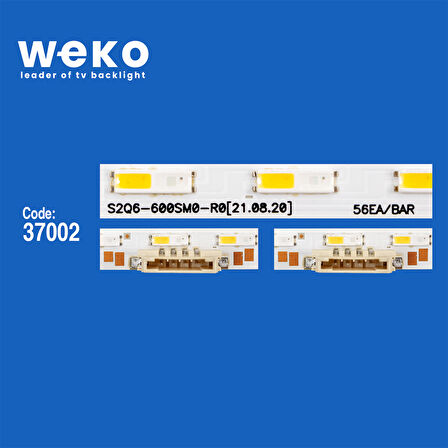 6692 37002X2 S2Q6-600SM0-R0 2 ADET LED BAR TWO COLOR