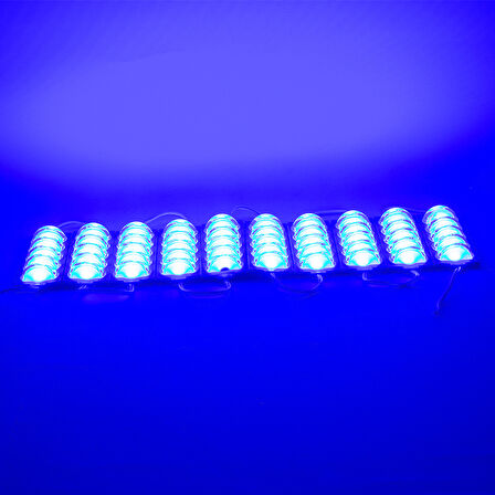 MODÜL LED 12V 4W MAVİ 3030 10X53.8 MM IP65 260-280LM 180 DERECE