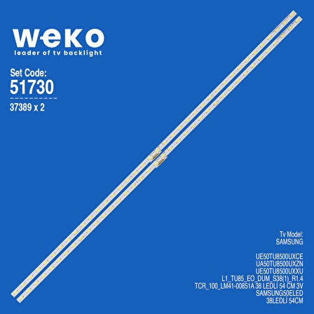 6730 37389X2 L1_TU85_EO_DUM_S38_R1.4_TCR_100_LM41-00851A 2 ADET LED BAR