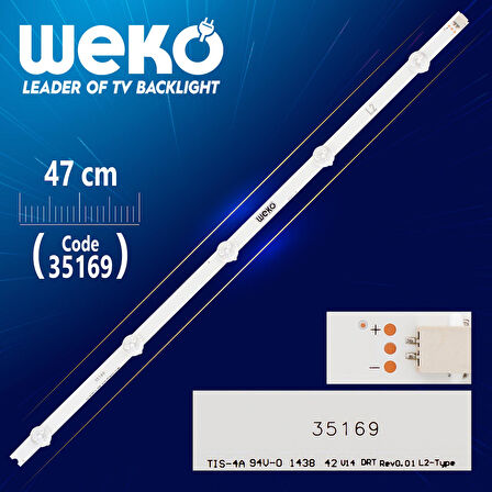 42 V14 DRT REV0.0 1 L2-TYPE - 6916L1457B - 47 CM 5 LEDLİ -