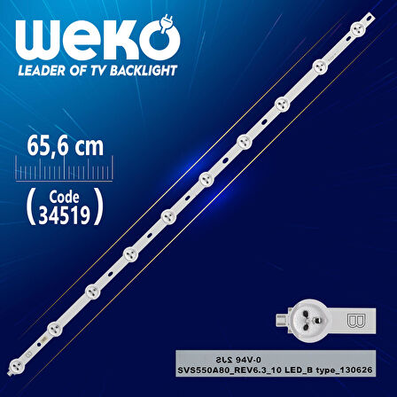 SVS550A80_REV6.3_10 LED_B TYPE_130626 - 65.6 CM 10 LEDLİ