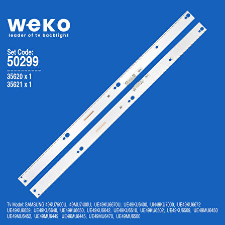 5299 35620X1 35621X1 V6ER-490 2 ADET LED BAR