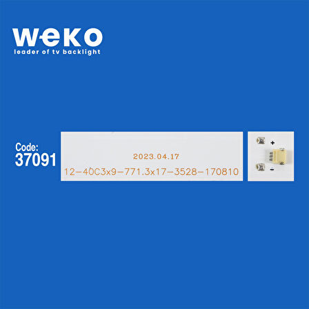 6371 37091X3 ZK40D09-ZC21FG-01 303ZK400031 9S1P 3 ADET LED BAR