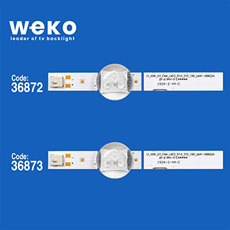 6507 36872X4 36873X4 L1_N5K_D3_FAM_L4/R3 4 ADET BİRLEŞTİRİLMİŞ LED KOD 4 ADET LED BAR