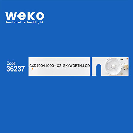 5744 36237X4 HL-00400A28-1001S-01 A1 180.DT0-401800-1H 4 ADET LED BAR