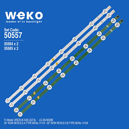 5557 35584X2 35585X2 32 ROW REV0.9 2 4 ADET LED BAR
