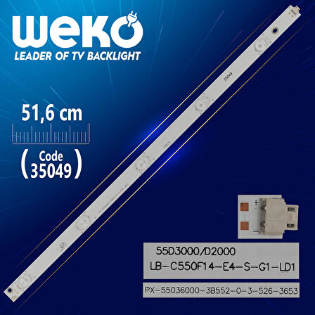 LB-C550F14-E4-S-G1-LD1 - LB55036 V0 - 51.6 CM 5 LEDLİ -