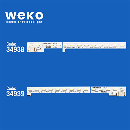 6103 34938X1 34939X1 CMKM-MB2S - NLAW20172L/R 2 ADET LED BAR