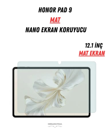 Honor Pad 9 9H Mat Ekran Koruyucu