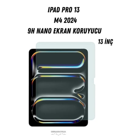 Apple iPad Pro 13 inç ( M4 2024) 9H Nano Ekran Koruyucu