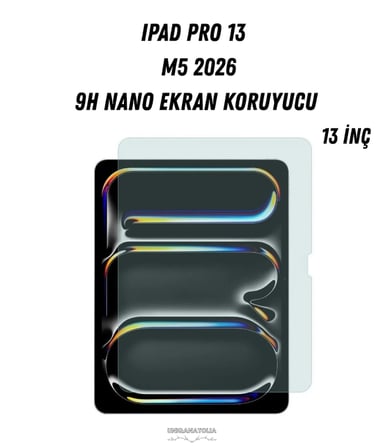 Apple iPad Pro 13 inç (M5 2025/2026) 9H Nano Ekran Koruyucu