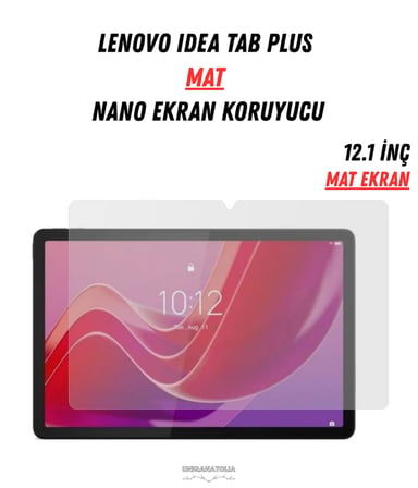 Lenovo Idea Tab Plus 9H Mat Ekran Koruyucu