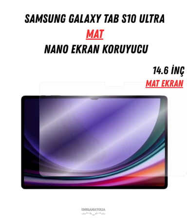 Samsung Galaxy Tab S10 Ultra [SM-X920 / SM-X926B] Mat Ekran Koruyucu