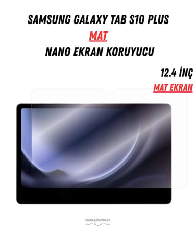 Samsung Galaxy Tab S10+ (Plus) [SM-X820 / SM-X826B] Mat Ekran Koruyucu