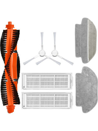 srfn ticaret Xiaomi Mi Robot Vacuum S10 Uyumlu 7 Parça Aksesuar Seti