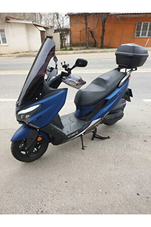 Kymco Xtown 250 İ Siperlik Ön Cam 2020 2024 Model 83cm Siyah Renkli 4mm UZUN CAM