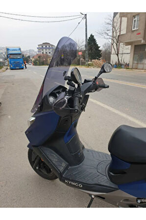 MOTOCAM Kymco Xtown CT 250 Siperlik Ön Cam 2020-2025 Model 83cm Füme Renkli 4mm UZUN CAM