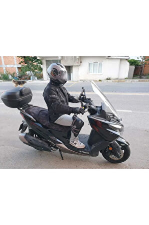MOTOCAM Kymco Xtown CT 250 Siperlik Ön Cam 2020-2025 Model 83cm Şeffaf Renkli 4mm UZUN CAM