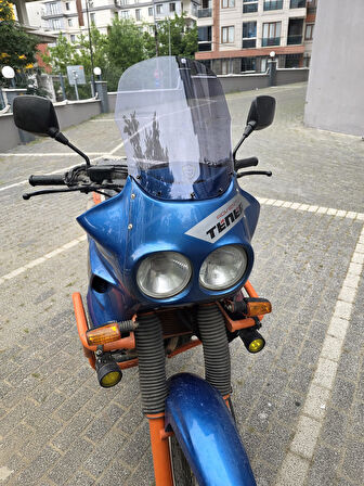MOTOCAM Yamaha Tenere XT 660 Z Siperlik Ön Cam 1991-1999 Model 36cm Füme Renkli 4mm